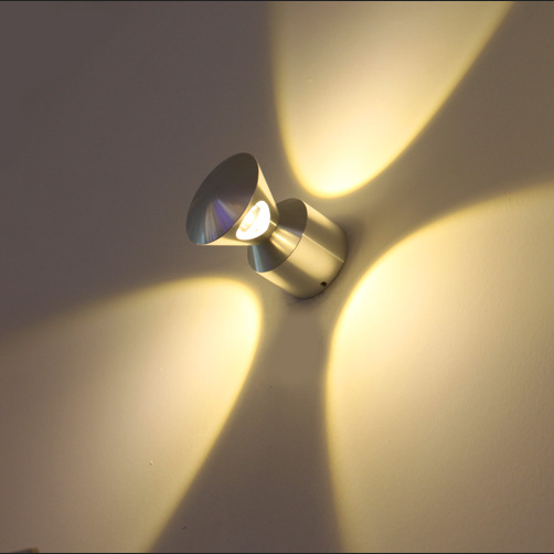 Lampada da parete a Led Moderna Apparecchio di illuminazione per interni Riparo minimalista 3W 4W 5W Camera da letto Comodino Soggiorno Corridoio Scala Decorazioni per la casa