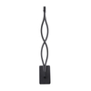 Moderno nero bianco ondulato 16W Lampada da parete Apparecchio in acrilico montato Hotel Bagno Illuminazione Comodino Sconce Wandlamp applique da parete
