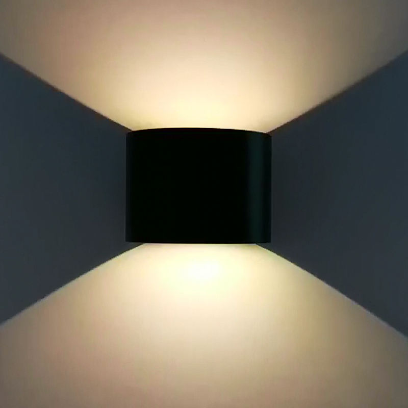 Sensore di movimento 12W LED Applique da parete Impermeabile IP65 Portico Giardino Lampada da parete su e giù