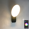 9W lampada da parete intelligente lampade intelligenti controllo app luce led controllo app luce app illuminazione controllata app Tuya app lampada da parete per esterni lampada da parete con telecomando per telefono cellulare