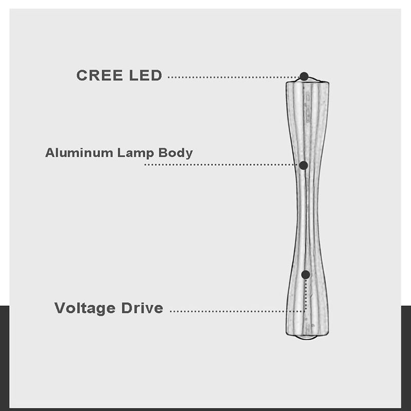Groothandel Mode Decorate Indoor Zwart Goud Alluminio Acryl Ijzer Woonkamer LED Moderne Wandlamp
