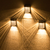 Sensore solare Lampada da parete a risparmio energetico Luci solari da parete a LED Luce solare a LED per esterni Luci solari da giardino impermeabili Paesaggio del cortile