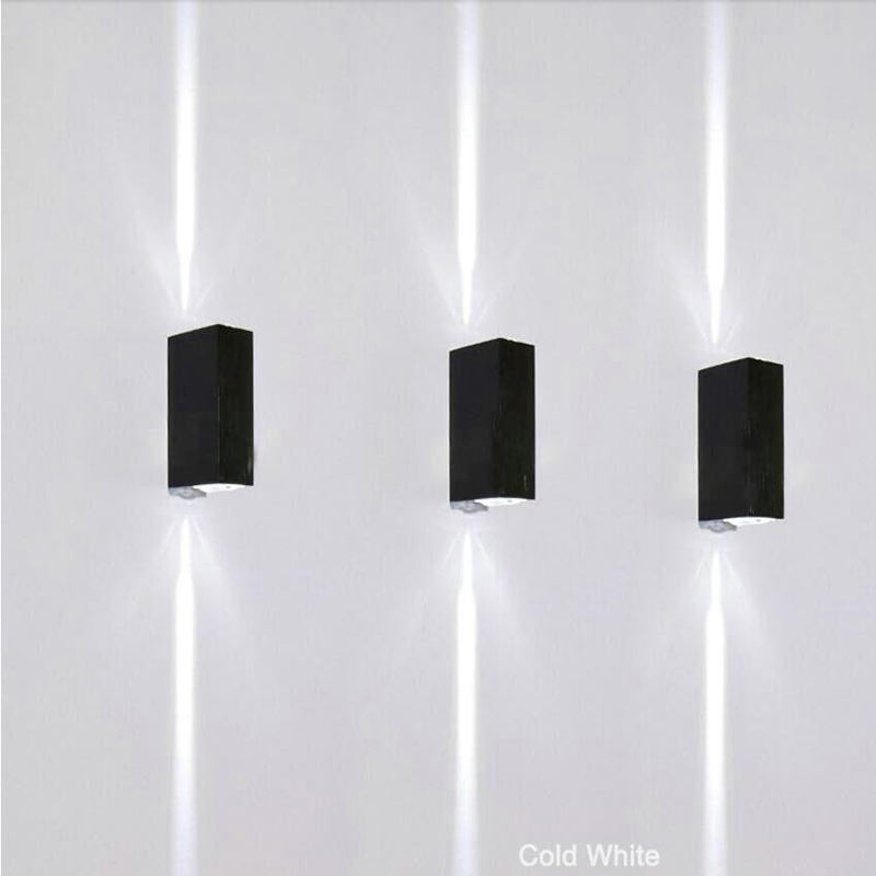 2023 Nuova lampada da parete a LED Illuminazione da parete per corridoio impermeabile per esterni 6W Illuminazione per esterni in alluminio