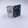 Lampada da parete a LED con foro a spirale RGB Lampada a spirale dimmerabile 3W con superficie di controllo remoto Installa mini luce per bar sala giochi NOVITÀ