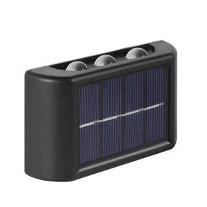 Luci solari a LED per esterni da balcone impermeabili per esterni per cortile Street Landscape Garden Decor Lamp Lampada da parete solare per esterni