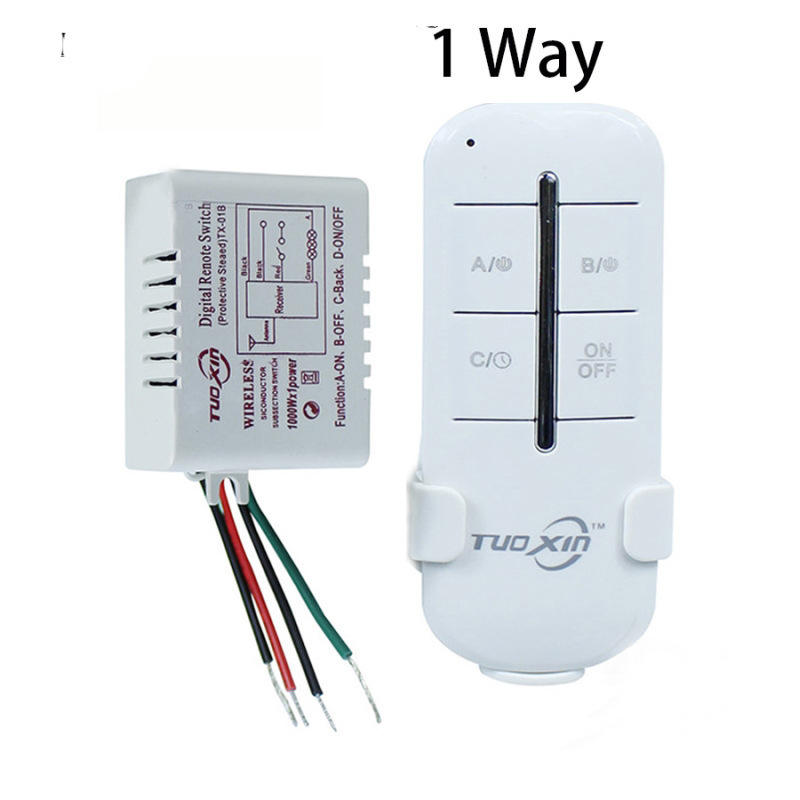 Interruttore di comando a distanza senza fili Interruttore digitale chiaro a 3 vie del regolatore di segmento della lampada della casa astuta di Digitahi LED Commercio all'ingrosso