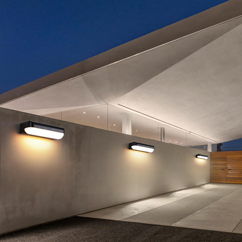 Acryl Moderne Minimalistische LED-Wandlamp Waterdicht IP65 Indoor Outdoor Voor AC85-265V Tuinstraatverlichting Applique da balcone