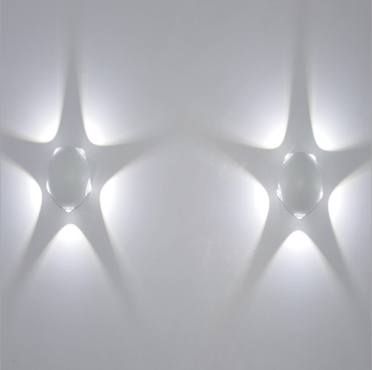 Lampada da parete a LED per interni ed esterni AC85-265V 2W 4W 6W 9W 12W Lampada impermeabile moderna in stile minimalista IP65 con 2 anni di garanzia