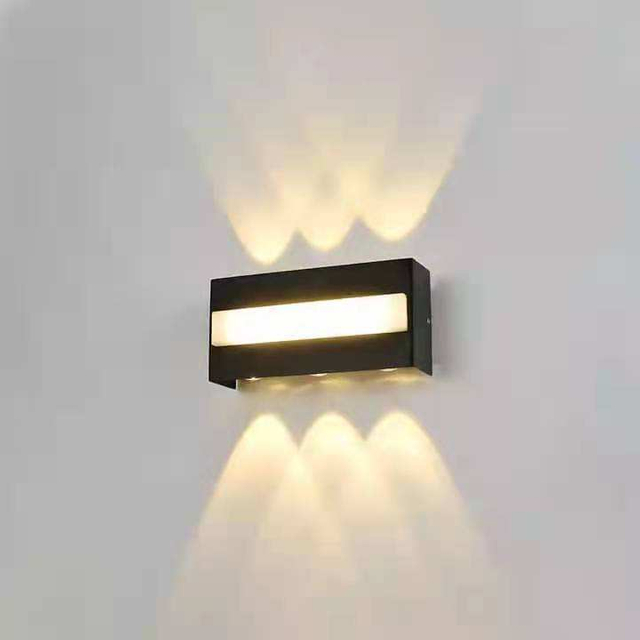 Lampada da parete a LED Portico Lampada da parete per interni su e giù per esterni per scale domestiche Camera da letto Lampada da comodino Lampada da corridoio Illuminazione di marca