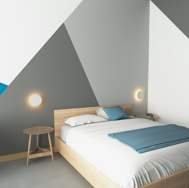 2023 vendita calda LED lampada da parete a led per interni decorativa applique da parete a forma rotonda per montaggio a parete del corridoio