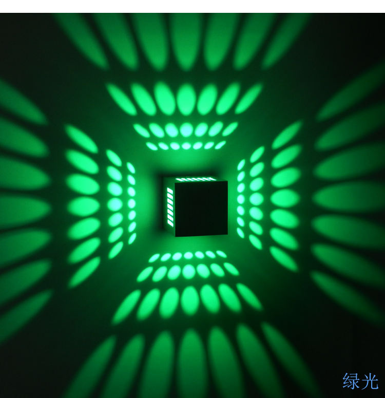 Luci per interni a LED da 3W Luci a LED per interni Luci di inondazione a LED per interni Illuminazione domestica per interni Fancy Living Room Led Light Applique da parete per interni di lusso