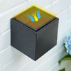 Lampade da parete solari per esterni Lampade da parete solari Lampade da parete solari Lampada solare da esterno cubo Lampada solare quadrata Lampada a luce calda impermeabile IP65