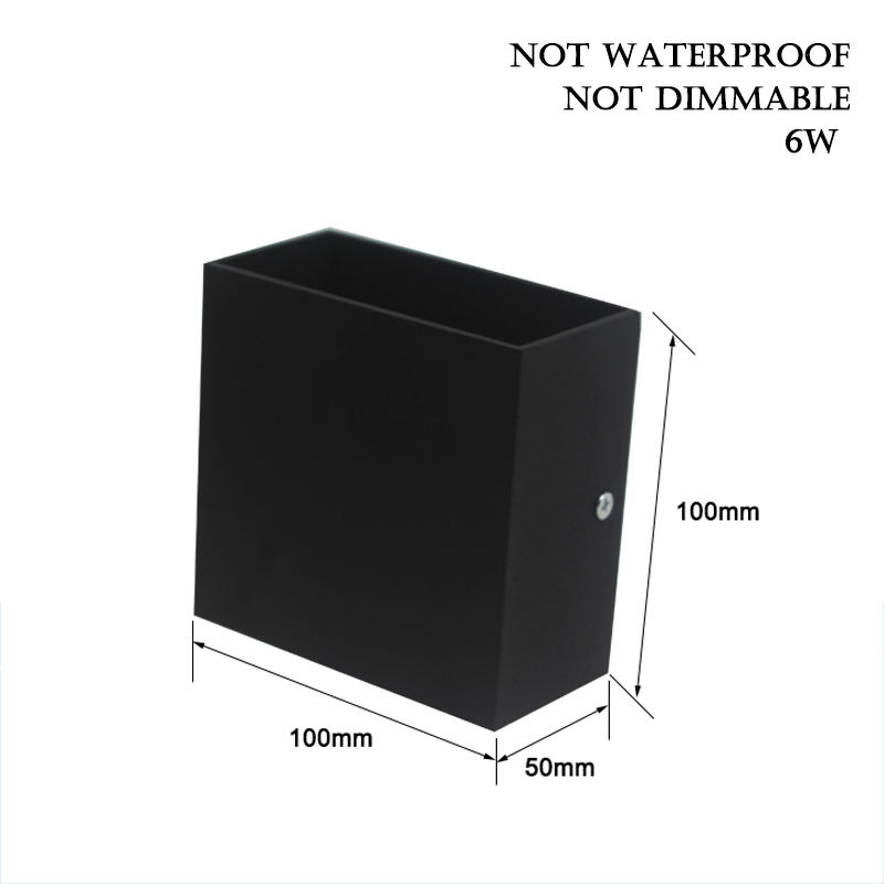 Lampada da parete a LED 6W Versione di aggiornamento Lampada da parete moderna IP20 LED Indoor 220V Luci bianche calde Lampada da notte a luce decorativa per Bedro