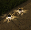 Luci da giardino Luce solare a LED RGB per esterni che cambia colore Lampada da prato a percorso solare per l'illuminazione del paesaggio della decorazione del giardino