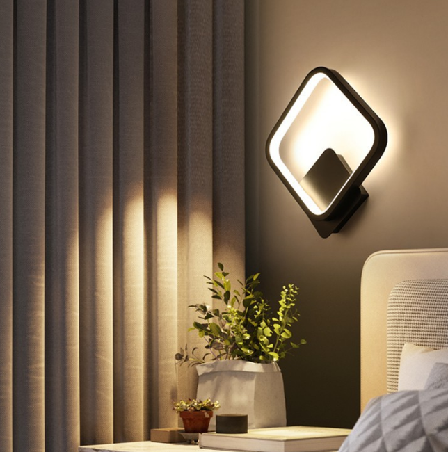 LED Nordic soggiorno camera da letto comodino lampada da parete portico corridoio ristorante tromba delle scale lampada da parete balcone lampade salone di bellezza