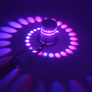 Applique da parete a LED RGB con foro a spirale per interni Decorare luci notturne fantasia Plafoniera Loft Vogue Furniture