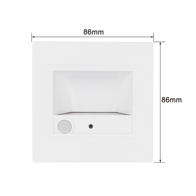 Hotel hotel 86 tipo luce notturna a led incorporata corridoio gradino luce casa corpo umano induzione luce piede senso caldo