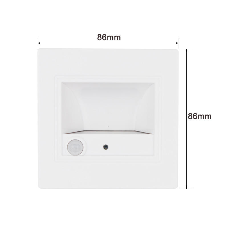 Hotel hotel 86 tipo luce notturna a led incorporata corridoio gradino luce casa corpo umano induzione luce piede senso caldo