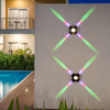 Moderna applique da parete a LED IP65 impermeabile 10W Illuminazione per esterni Home Hotel Negozio Corridoio Portico Sconce Lampade da parete AC 220V 110V