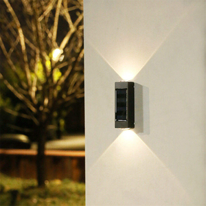 Luci a led solari Lampada da parete per esterni Decor Lampada a bacchetta solare per esterni
