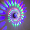 Luce mista di lampada da parete a foro a spirale con prezzo di fabbrica e fantasia moderna luce notturna per interni RGB con telecomando