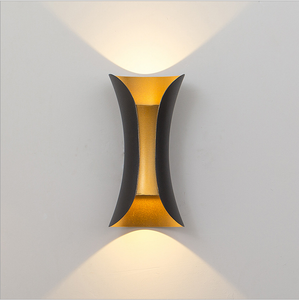 Lampada da parete impermeabile da 10W Moderna applique da parete a LED Up Down Lighting Outdoor Home Room Camera da letto