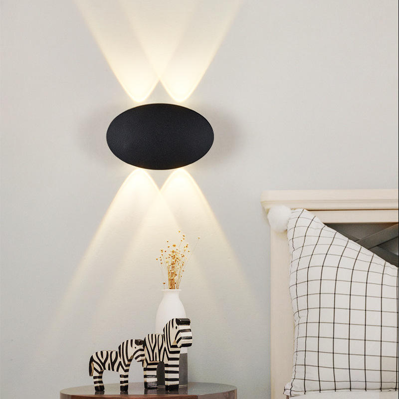 Lampada da parete a led per soffitto di alta qualità con luce solare da esterno di fabbrica rotonda cinese per illuminazione di sicurezza al 100%.