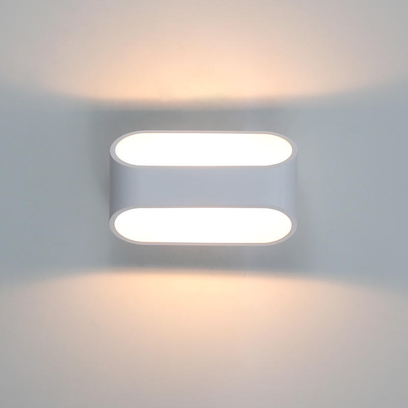 Nuova lampada da parete da 5 W su e giù per interni comodino corridoio corridoio camera da letto lampada scala sfondo lampada da parete