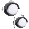Shell trasparente rotondo 9W APP che illumina la lampada da parete impermeabile acrilica per la decorazione del giardino con illuminazione della stanza del prezzo di fabbrica