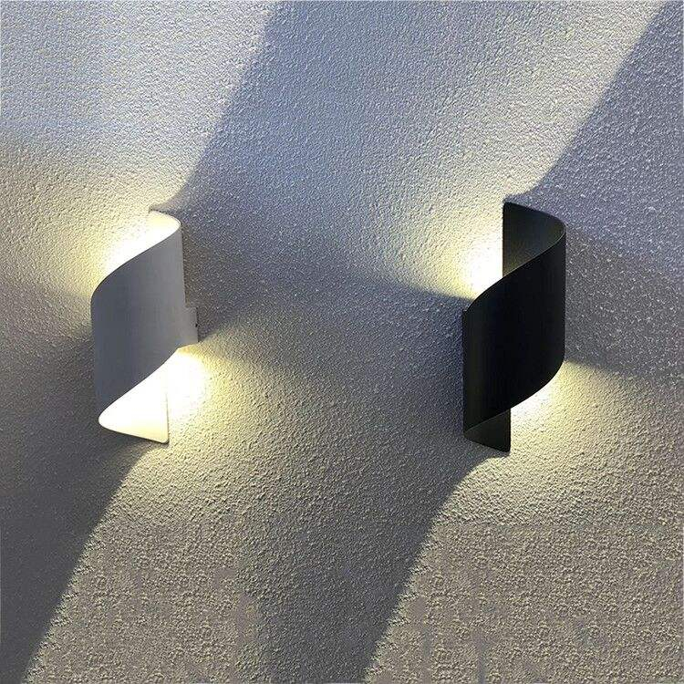 12WModerna lampada da parete a LED per interni Scale Up Down Light Fixture Comodino Loft Soggiorno Lampade per la casa