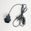 E27 303 Interruttore Cavo a mezzo dente Cavo Cavo di commutazione della luce Spina Pulsante di accensione Interruttore Cavo di linea da 1,8 m Lampada a LED Modello spina UE USA
