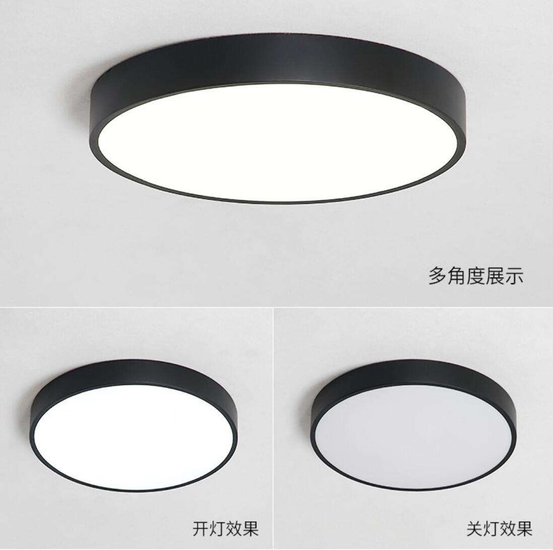 Plafoniere a LED Lampade da soffitto a LED ultra sottili Lampade da pannello moderne 30W 50W 72W Downlight per soggiorno Camera da letto Cucina Casa