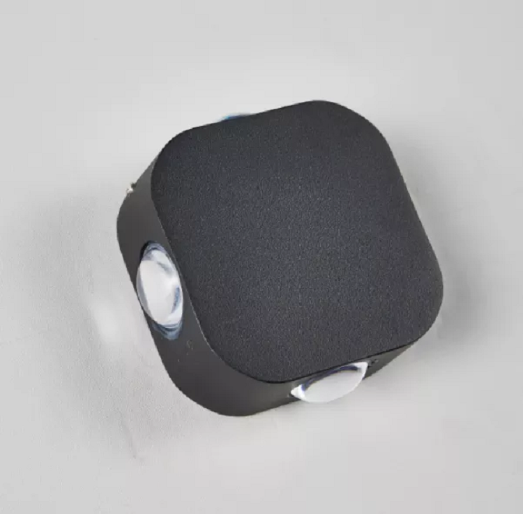 Applique da esterno impermeabile IP65 4W LED Applique da parete in alluminio Applique da parete da giardino a LED