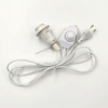 E14 301 Half Cord Dimmer Cavo Filo Spina di commutazione della luce Interruttore del pulsante di accensione Cavo di linea da 1,8 m Lampada a LED EU Spina USA Modello