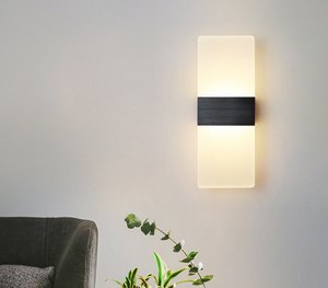 Lampada da parete in acrilico 6W Lampada da parete per interni Lampada da parete in acrilico Led Rgb con BOM / Servizio one-stop Lampada da parete a LED Marchio laser personalizzato Lampada acrilica personalizzata Merci