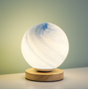 Pianeta lampada di vetro luna Pianeta lampada decorazione camera da letto comodino luce notturna Regalo di compleanno creativo lampada da tavolo a pagamento lampada da tavolo