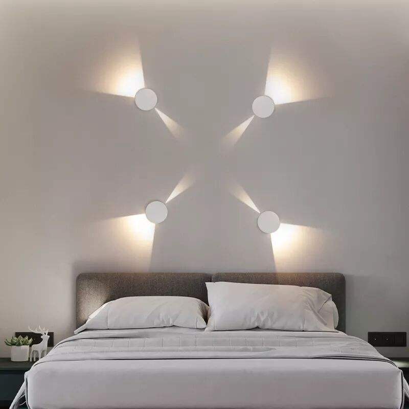 Lampada da parete per hotel Lampada da parete per interni per interni a LED Lampada da comodino per camera da letto in alluminio Soggiorno Corridoio Sala studio Decorazione Applique da parete
