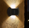 Lampada solare 8LED Lampada da esterno impermeabile IP65 lampada da parete per cortile per la decorazione della villa da giardino