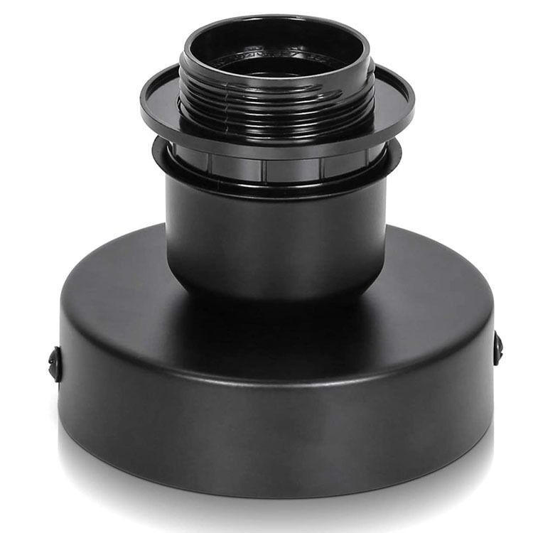 Plafoniere per interni in ferro vintage E27 per corridoio Corridoio Lampada da soffitto a LED retrò per interni per soggiorno camera da letto nera