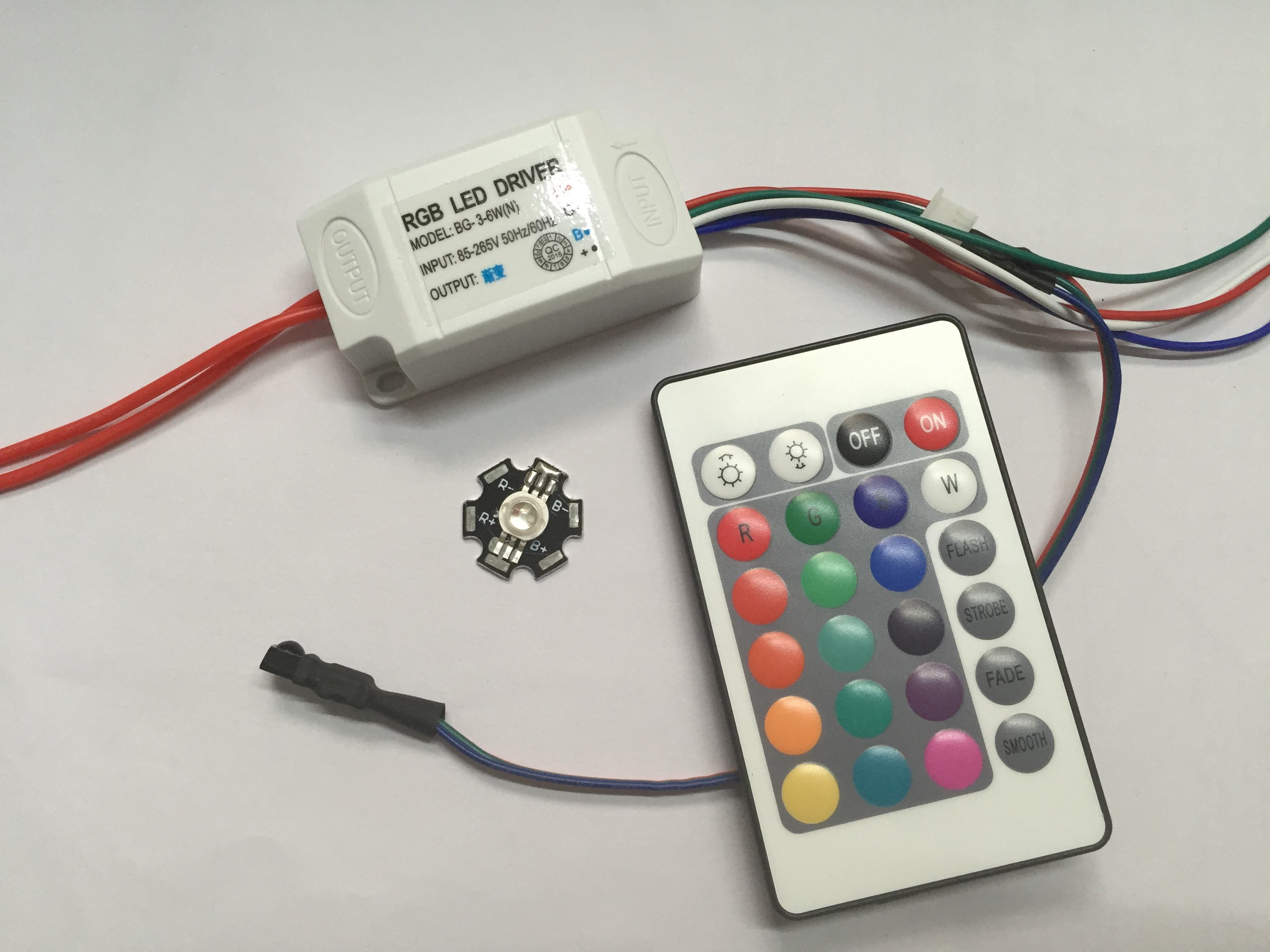 Driver RGB + chip LED