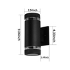 Lampade da parete a LED impermeabili per esterni Esterno Alluminio IP65 Illuminazione Giardino DECO Interni Europa Luce interna moderna