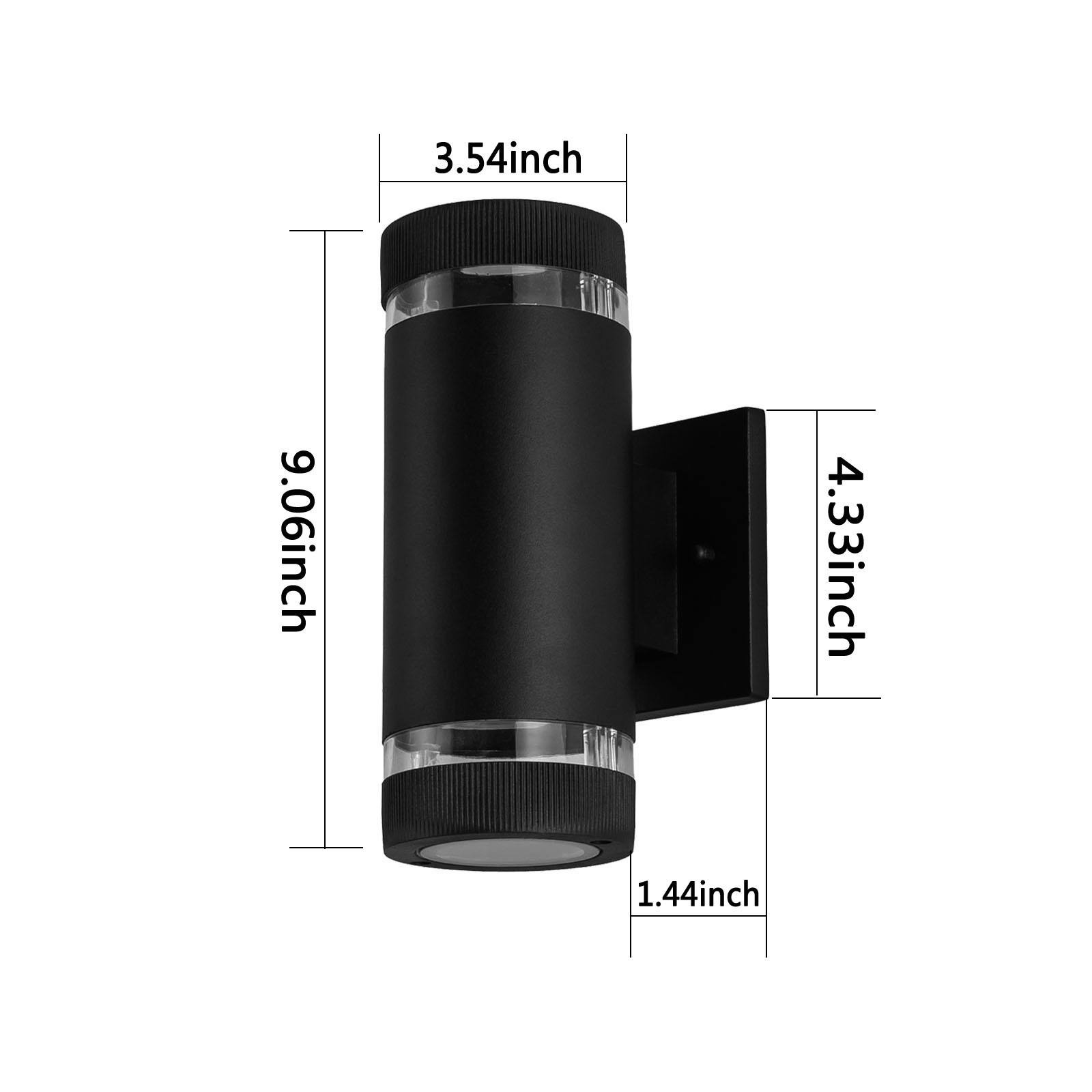 Lampade da parete a LED impermeabili per esterni Esterno Alluminio IP65 Illuminazione Giardino DECO Interni Europa Luce interna moderna