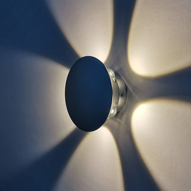 3w 4w 5w moderna lampada da parete per interni a LED su e giù applique da parete decorativa a parete