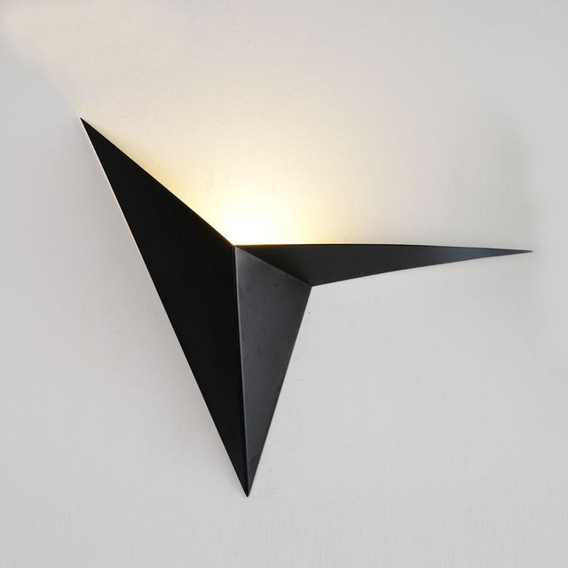 Segnapasso da incasso in alluminio Applique da parete per scale a led 3w Lampada da interno corpo bianco luminoso nero Luci da camera a led