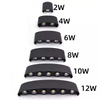 2W 4W 6W 8W 10W 12W Oval Up And Dowm Outdoor Lampada da parete impermeabile Montata impermeabile IP65 Lampada da parete per esterni Portico Lampada da giardino