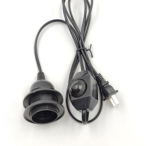 Base della lampada E27 E26 Porcellana Nero Corpo Ceramica Stile Colore Vite Materiale Origine Supporto parti luminose a led