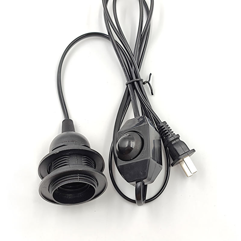 Base della lampada E27 E26 Porcellana Nero Corpo Ceramica Stile Colore Vite Materiale Origine Supporto parti luminose a led