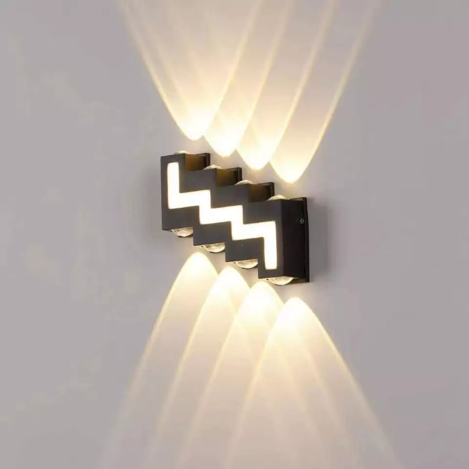 Impermeabile AC85-265V Lampada da parete a LED a parete Lampade da parete per interni moderne nordiche Soggiorno Portico all'aperto