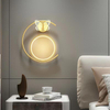 Lampade da parete a sospensione a LED a farfalla da 12W lampada da comodino montaggio a parete Nordic Illuminazione per interni Lampada da comodino Lampade a sospensione Decorazione moderna del soggiorno