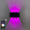 Applique da parete per interni Telecomando APP Lampada da parete a LED dimmerabile compatibile con Bluetooth RGBW Utilizzato per decorazioni natalizie AC85-265V